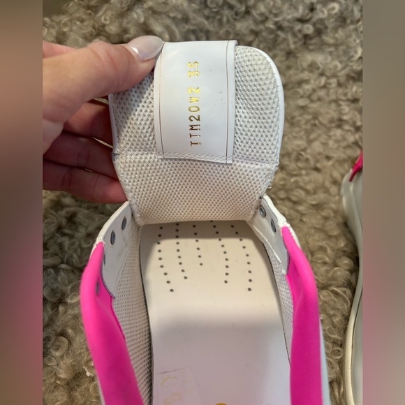Valentino Garavani VLOGO sneaker - white & hot pink - size 35 - Picture 4 of 8